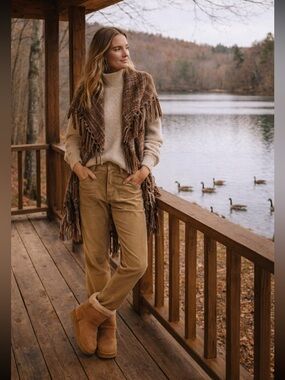 ❄️SUPER RARE❄️ANTHROPOLOGIE NWT Manos Del Uruguay 🇺🇾 Fringed Vest Size ALL